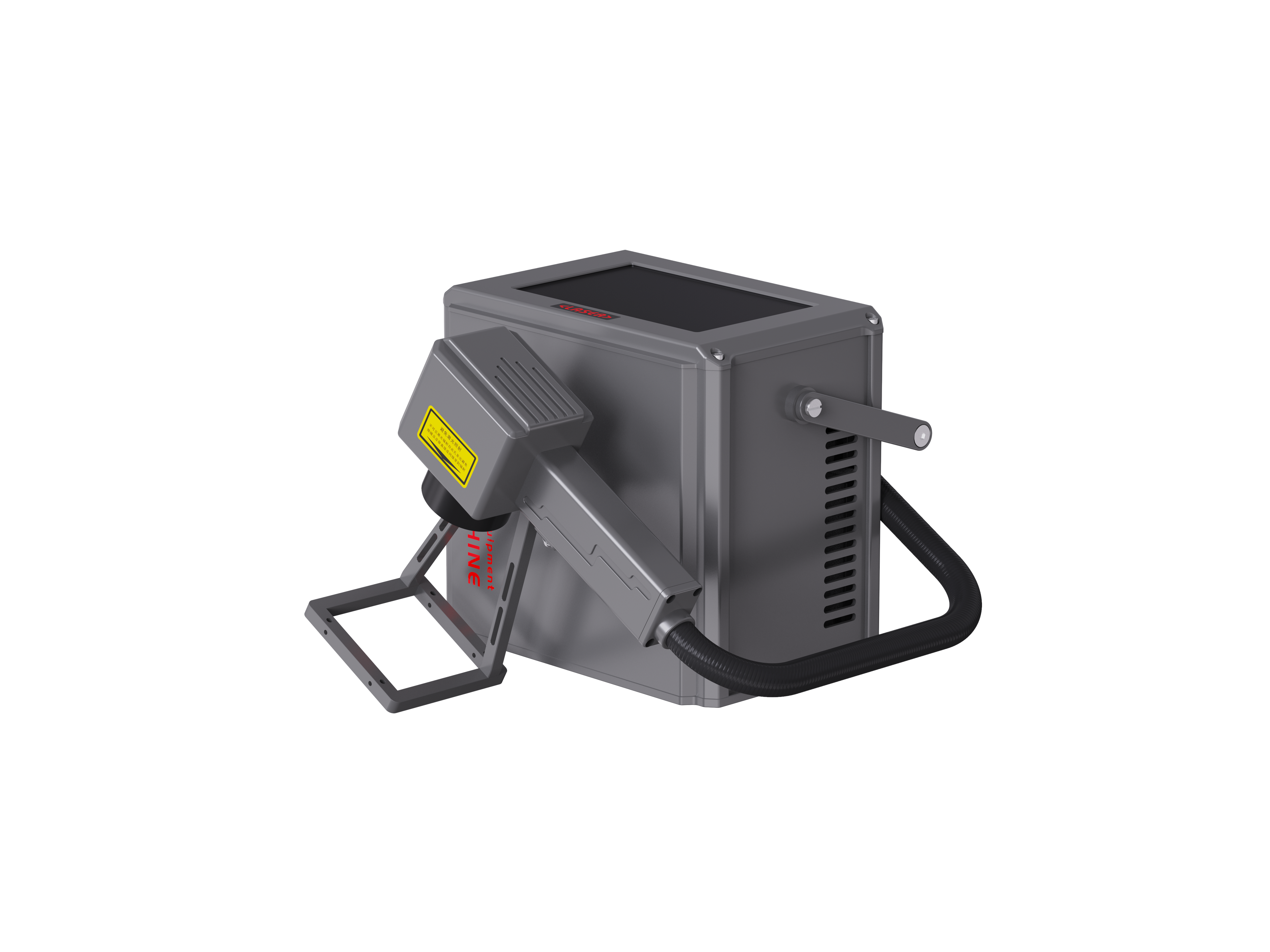 Handheld laser engraving