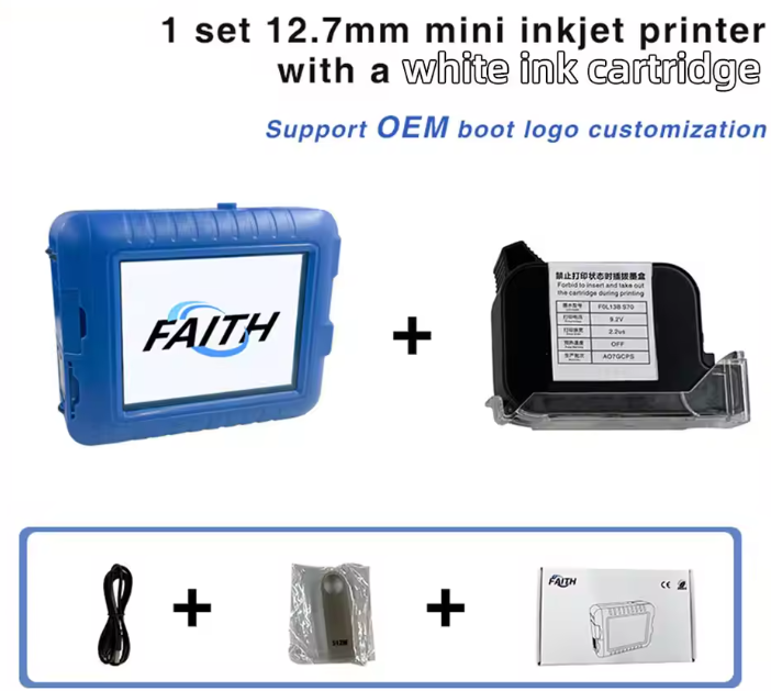 Faithcoding 25 languages Handheld Printer date Coding Machine Production Date Expiry Date Printing Fast Dry Mini Inkjet Printer