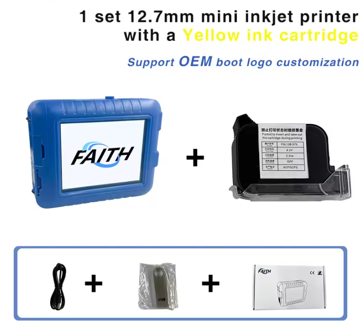 Faithcoding 25 languages Handheld Printer date Coding Machine Production Date Expiry Date Printing Fast Dry Mini Inkjet Printer