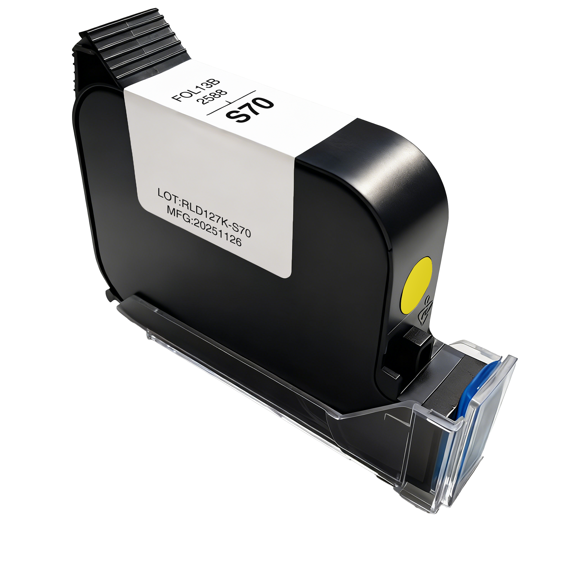 Faithcoding S70 Ink Cartridge Continues Handheld Inkjet Printer Character Expiry Date QR Code Printing Serial Number Ink Cartridge