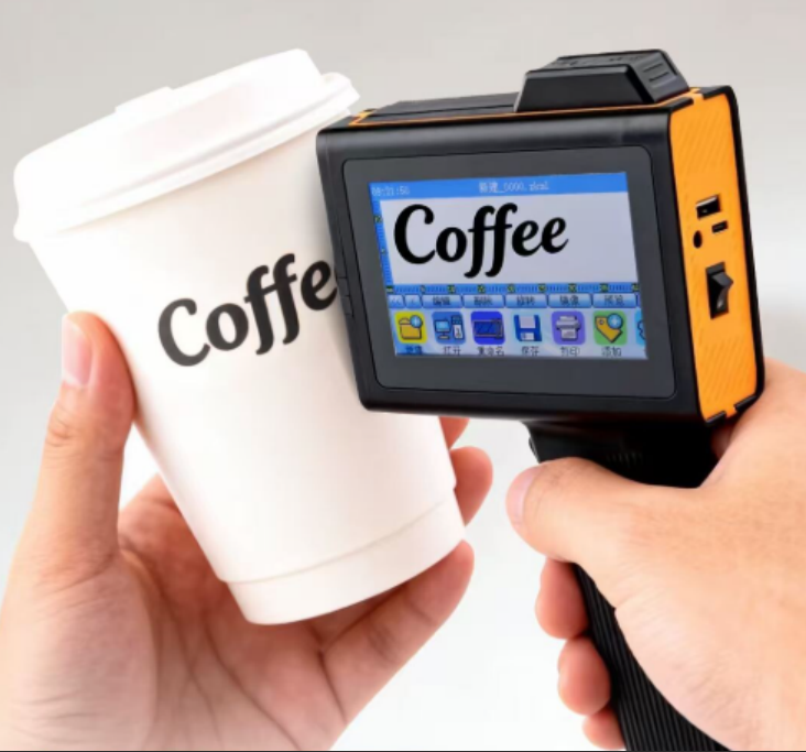 Faith New 25.4mm Handheld Inkjet Printer  Portable Production Date Coding Machine Price Tag Number logo Industrial