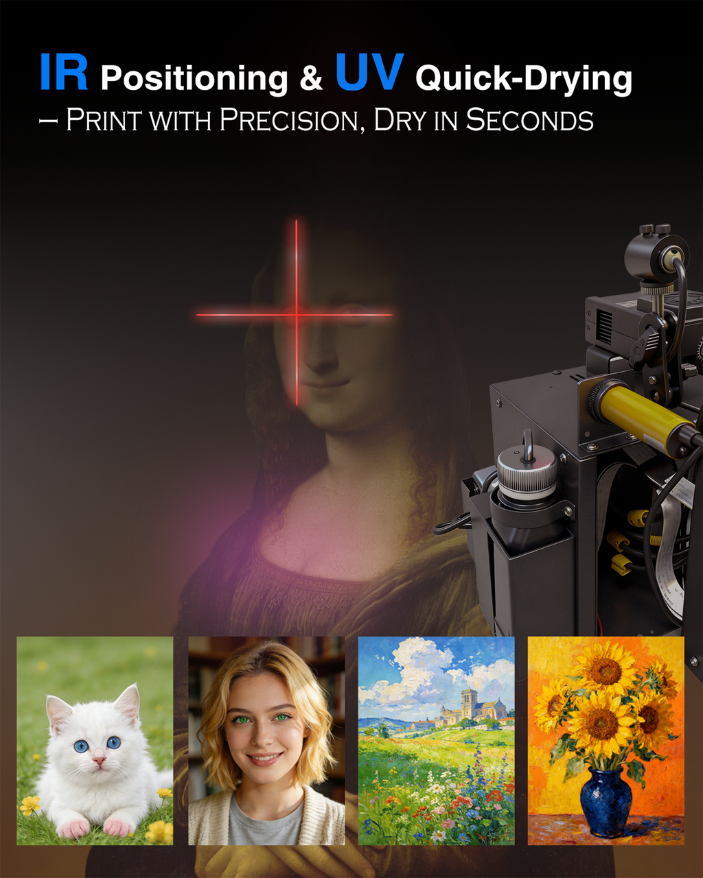 Faith Vertical 3D Inkjet Wall Printing Machine Intelligent Picture Wall Printer Machine 3D Mural Printing Machine