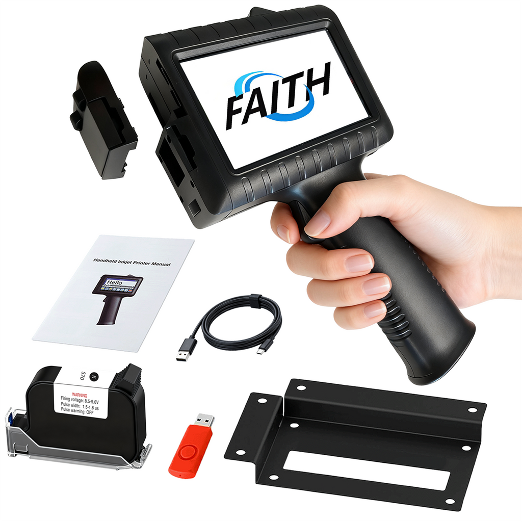 HOT SALE! Faith Industrial 12.7mm Coding Machine Portable Expiry Date Handheld Inkjet Printer