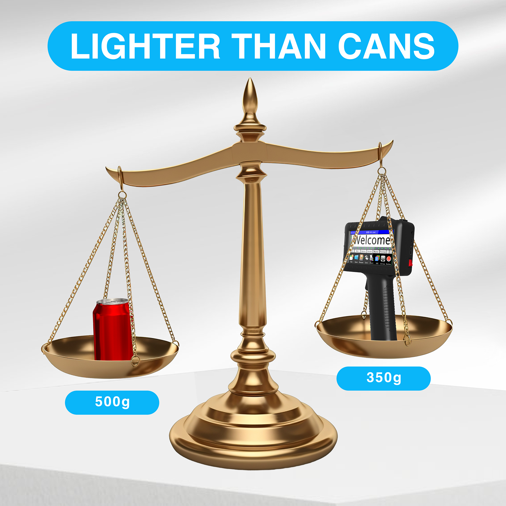 HOT SALE! Faith Industrial 12.7mm Coding Machine Portable Expiry Date Handheld Inkjet Printer