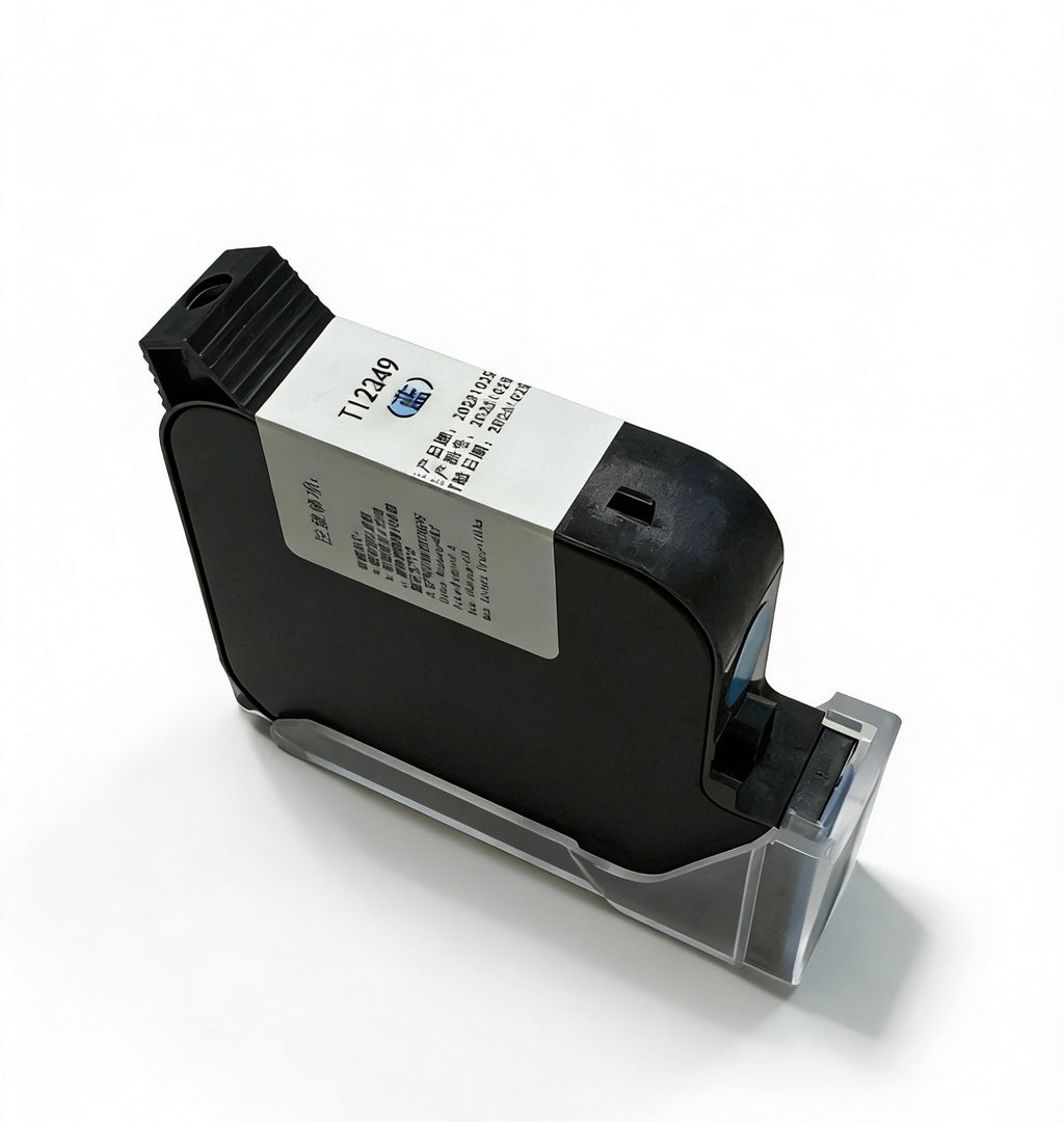 Industrial TIJ Ink Cartridge 25.4mm Fast Dry Black White Ink Cartridges for Handheld Inkjet Printer