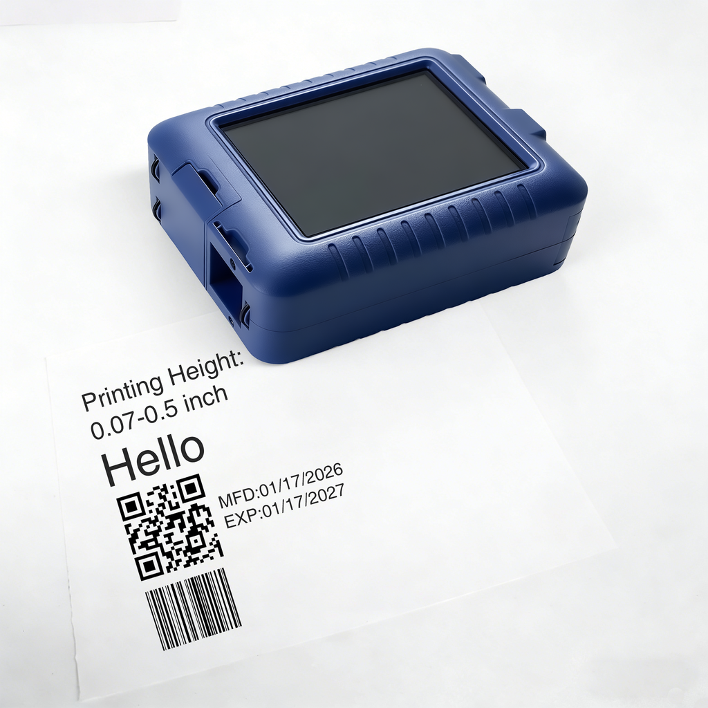 Faith Mini Screen Inkjet Printer Handheld Small Production Date Digital Coding Inkjet Printer Machine 12.7mm Tij Print Machine