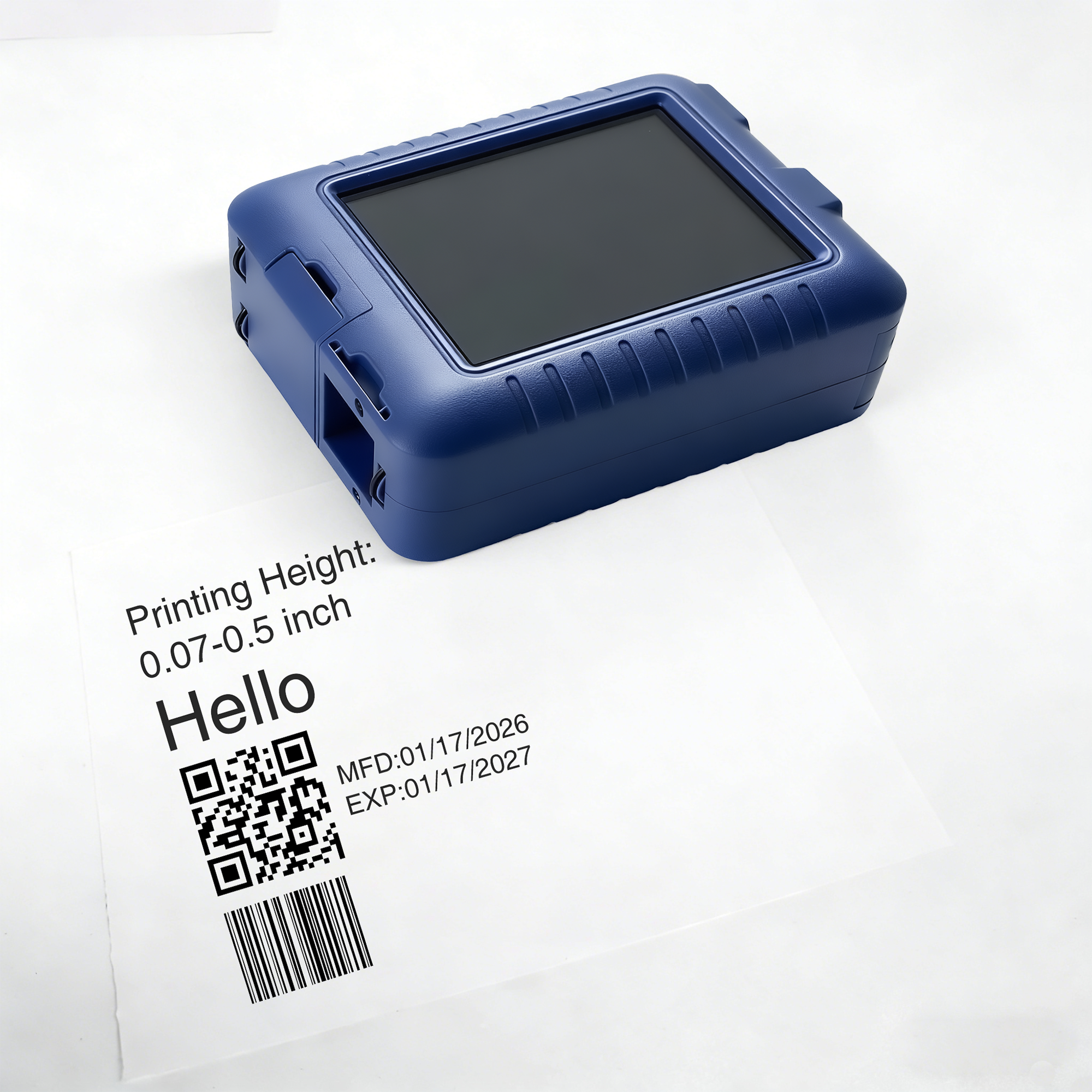 Faith Mini Screen Inkjet Printer Handheld Small Production Date Digital Coding Inkjet Printer Machine 12.7mm Tij Print Machine